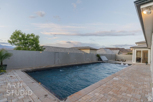 3658 W 2510 S, Hurricane, UT 84737 - view of pool featuring a patio, a fenced in pool, and a fenced backyard