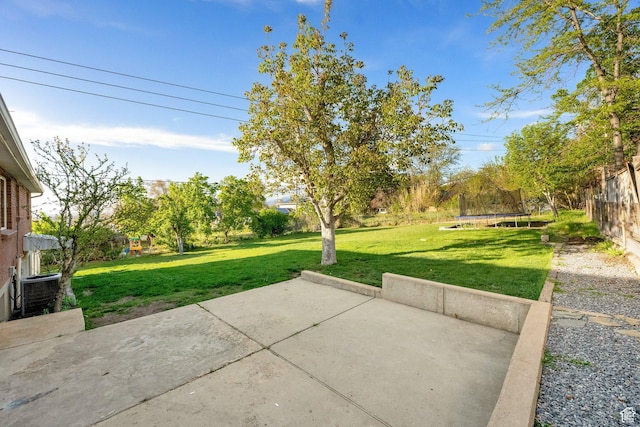 257 E Kingdon S, North Salt Lake, UT 84054 - view of patio / terrace featuring a trampoline