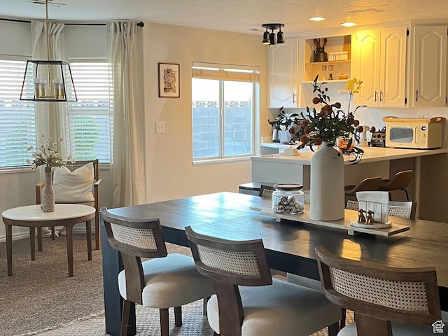 1087 E Fort Pierce Dr, St George, UT 84790 - dining room featuring carpet flooring and a wealth of natural light