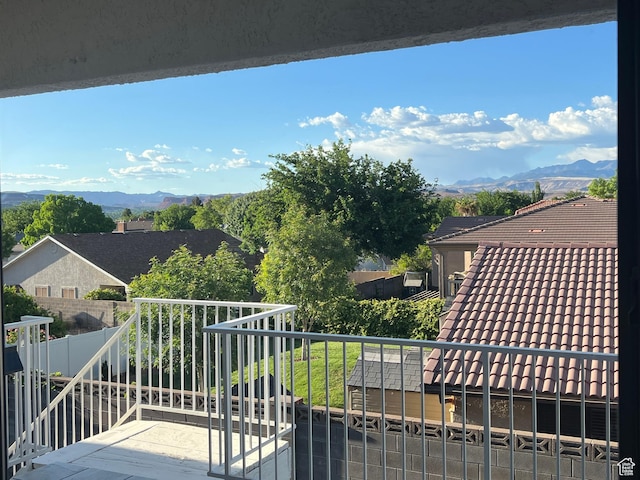 1087 E Fort Pierce Dr, St George, UT 84790 - balcony with a mountain view