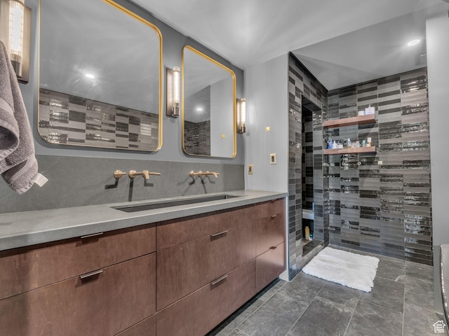 4363 S Butternut Rd E, Holladay, UT 84124 - full bath featuring a tile shower and vanity