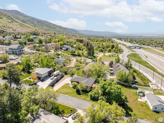 1340 E Oakmont Ln, Fruit Heights, UT 84037 - aerial view featuring a residential view and a mountain view
