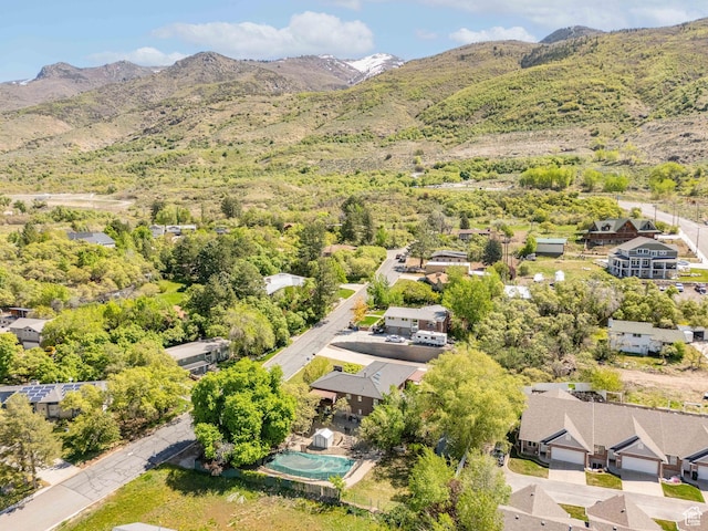 1340 E Oakmont Ln, Fruit Heights, UT 84037 - drone / aerial view featuring a residential view and a mountain view