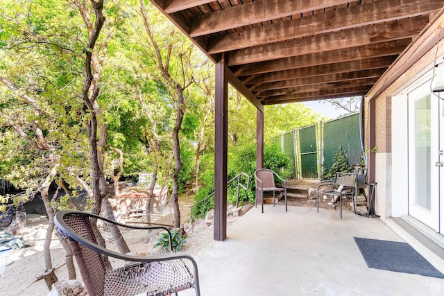 1340 E Oakmont Ln, Fruit Heights, UT 84037 - view of patio / terrace with fence