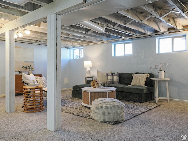 1453 E Vine St S, Murray, UT 84121 - basement with carpet floors and baseboards