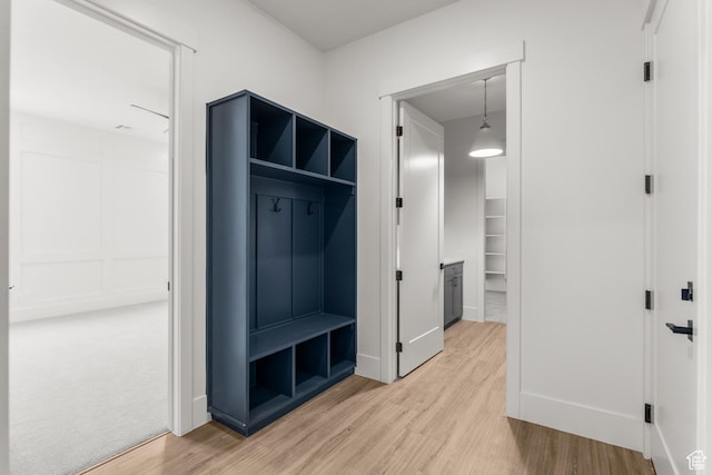2316 S 2925 W, Cedar City, UT 84720 - mudroom featuring baseboards and light wood-style flooring