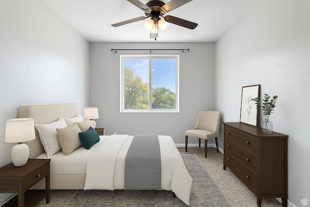 1474 S 430 W Unit 23, Orem, UT 84058 - carpeted bedroom with baseboards and a ceiling fan