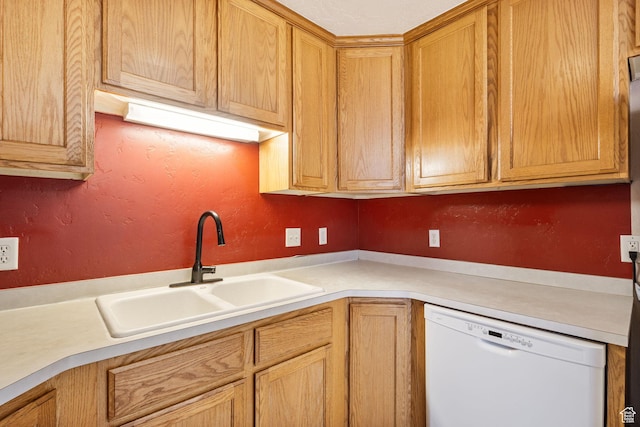 1474 S 430 W Unit 23, Orem, UT 84058 - kitchen with light countertops, a sink, and dishwasher