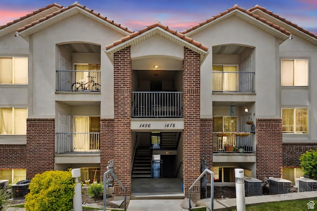 view of property featuring central AC