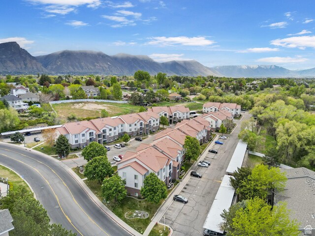 1474 S 430 W Unit 23, Orem, UT 84058 - drone / aerial view with a residential view and a mountain view