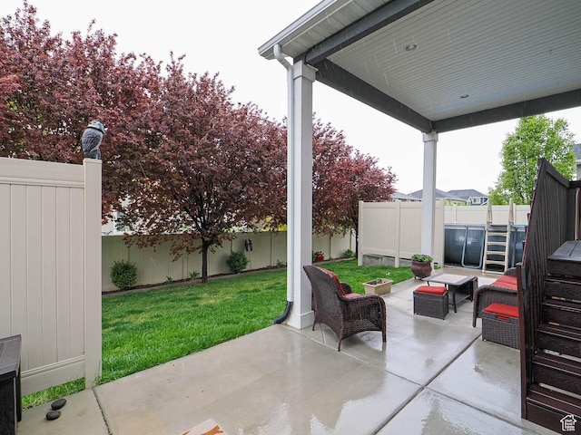 10953 S Kelso Dune Dr, South Jordan, UT 84009 - view of patio / terrace with a fenced backyard
