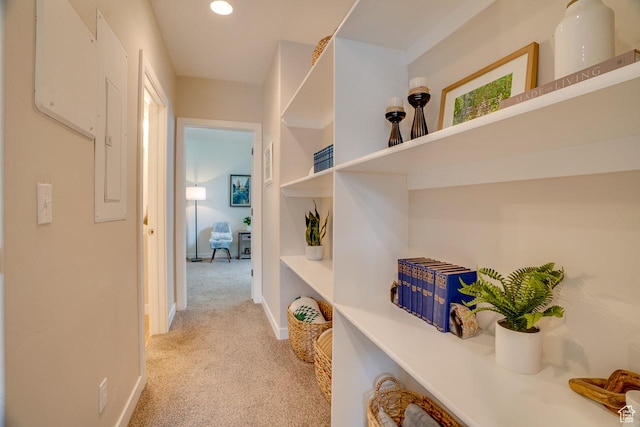 2130 S 450 E, Heber City, UT 84032 - hall featuring recessed lighting, baseboards, and light colored carpet