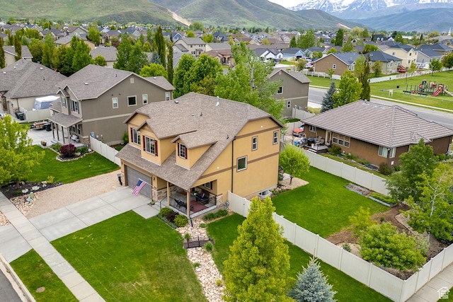 2130 S 450 E, Heber City, UT 84032 - aerial view with a mountain view and a residential view