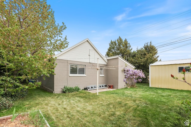 424 S 400 E, Orem, UT 84097 - rear view of house featuring a yard