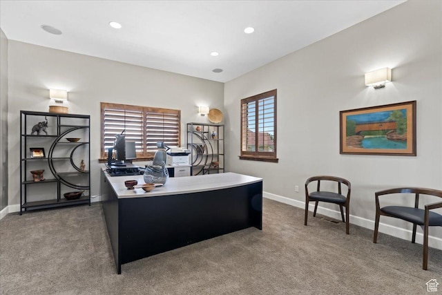3630 S Panorama Dr W, Saratoga Springs, UT 84045 - carpeted office featuring recessed lighting and baseboards