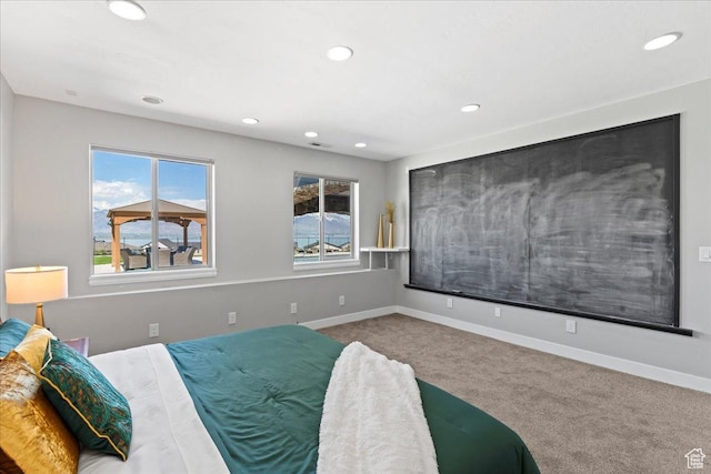 3630 S Panorama Dr W, Saratoga Springs, UT 84045 - carpeted bedroom featuring recessed lighting and baseboards