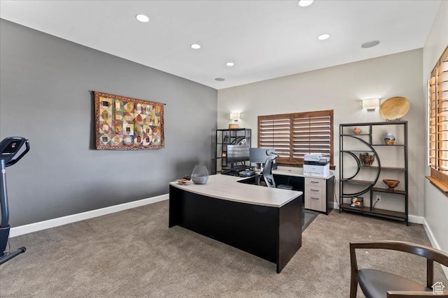 3630 S Panorama Dr W, Saratoga Springs, UT 84045 - office space featuring recessed lighting, baseboards, and light carpet