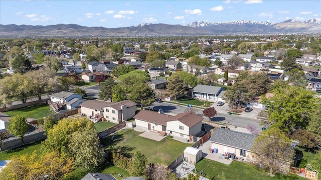 12455 S 1450 W, Riverton, UT 84065 - bird's eye view with a mountain view and a residential view