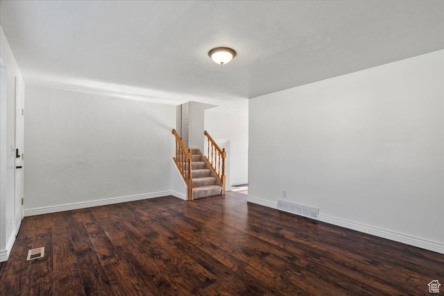 12455 S 1450 W, Riverton, UT 84065 - interior space with visible vents, baseboards, stairs, and wood finished floors