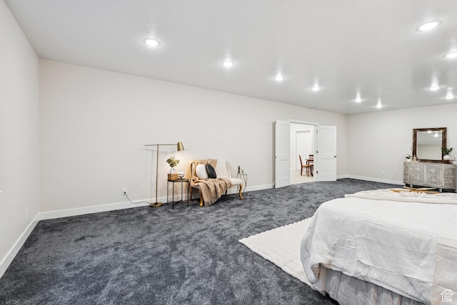 735 E 850 S, Centerville, UT 84014 - bedroom featuring dark colored carpet, baseboards, and recessed lighting