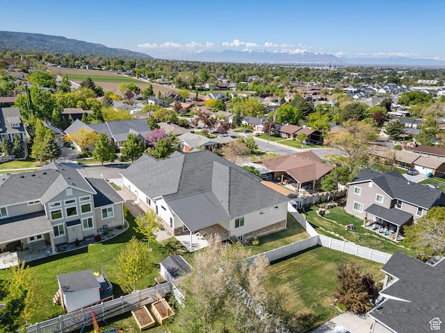 735 E 850 S, Centerville, UT 84014 - aerial view of residential area with a mountain backdrop