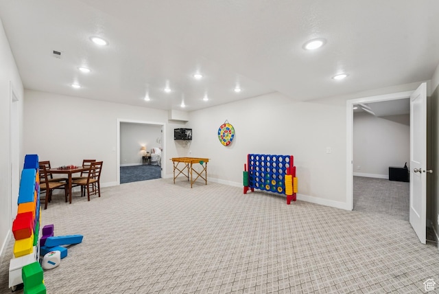 735 E 850 S, Centerville, UT 84014 - recreation room with carpet floors, recessed lighting, and baseboards