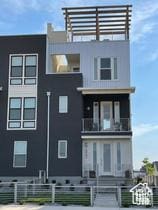 10983 S Lake Run Rd, South Jordan, UT 84009 - view of front of property with a balcony
