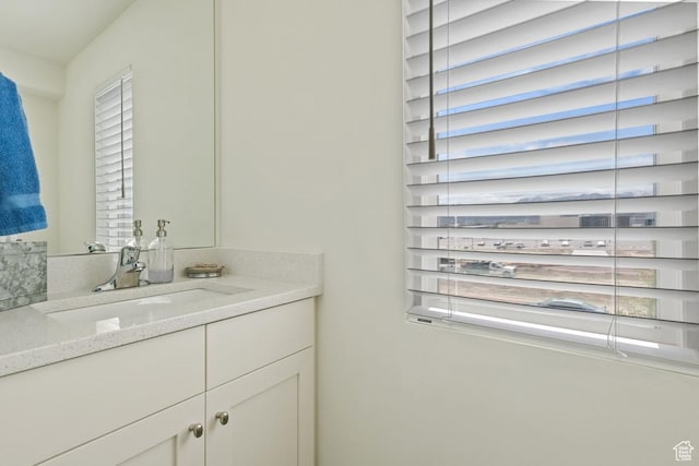 10983 S Lake Run Rd, South Jordan, UT 84009 - bathroom with healthy amount of natural light and vanity
