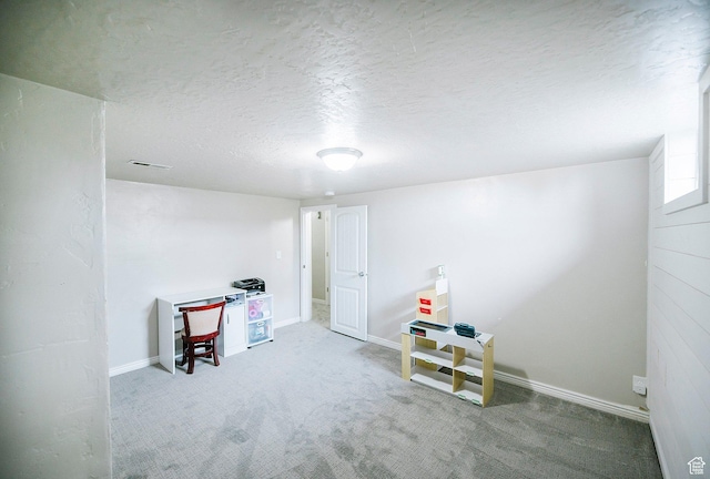 663 W 3500 S, Bountiful, UT 84010 - interior space featuring baseboards, carpet flooring, and a textured ceiling