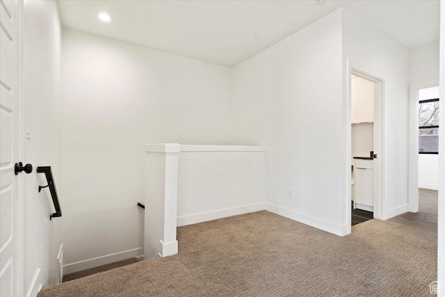 14374 S Champ Cv Unit 138, Draper, UT 84020 - carpeted spare room featuring baseboards and recessed lighting
