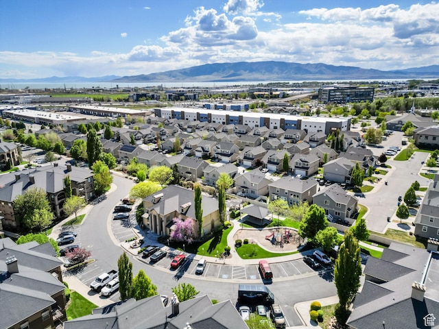 425 S 2220 W Unit 202, Pleasant Grove, UT 84062 - drone / aerial view with a residential view and a mountain view