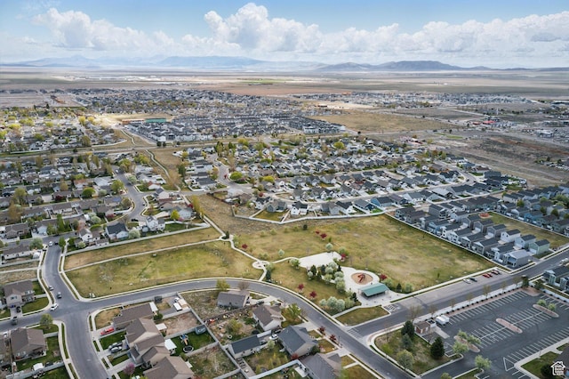 4236 N Magnolia Cir, Eagle Mountain, UT 84005 - drone / aerial view featuring a mountain view