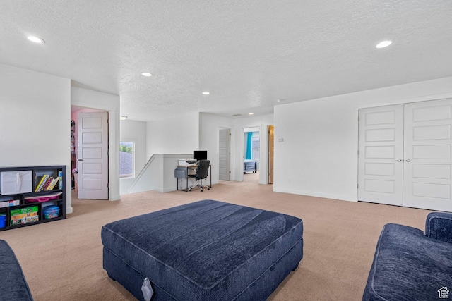 145 W 750 S, American Fork, UT 84003 - carpeted bedroom with recessed lighting and a textured ceiling