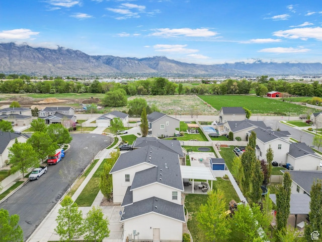 145 W 750 S, American Fork, UT 84003 - drone / aerial view with a mountain view and a residential view