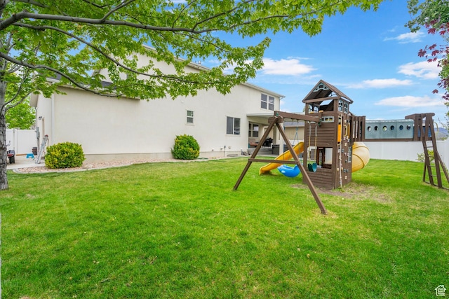 145 W 750 S, American Fork, UT 84003 - view of yard featuring fence and a playground