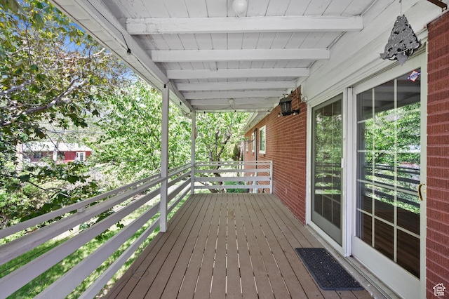 3581 E Yosemite Dr S, Millcreek, UT 84109 - view of wooden terrace