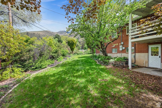 3581 E Yosemite Dr S, Millcreek, UT 84109 - view of green lawn with a balcony