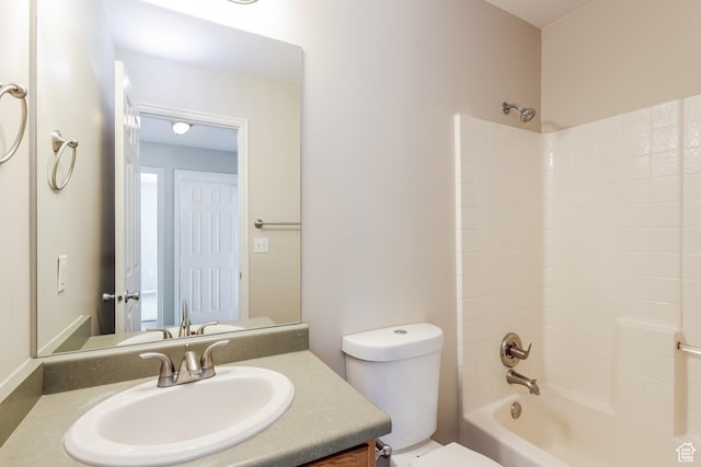 4018 W 5250 S, Roy, UT 84067 - bathroom featuring vanity, toilet, and  shower combination
