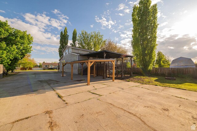 916 W 1150 S, Provo, UT 84601 - view of patio with fence and concrete driveway