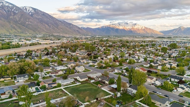 916 W 1150 S, Provo, UT 84601 - birds eye view of property with a mountain view and a residential view
