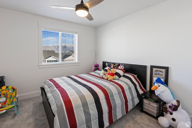 889 N 900 W, Tremonton, UT 84337 - carpeted bedroom featuring baseboards and ceiling fan