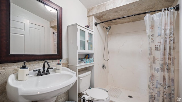 84 N 100 W, Sterling, UT 84665 - full bathroom with a sink, a stall shower, and toilet