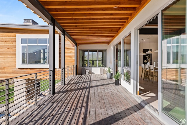 772 S Summit Creek Dr, Woodland Hills, UT 84653 - view of wooden deck