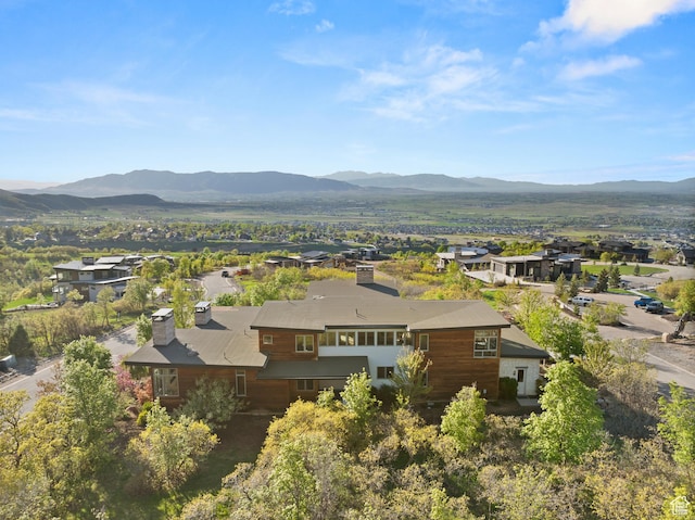 772 S Summit Creek Dr, Woodland Hills, UT 84653 - view from above of property featuring mountains