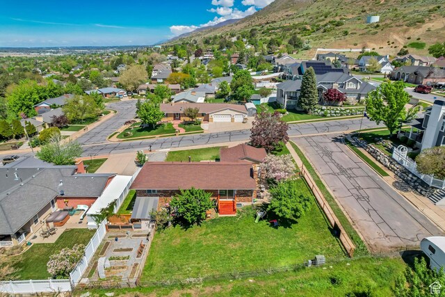 584 E Aspen Way, Centerville, UT 84014 - aerial view with a mountain view and a residential view