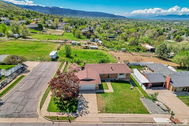 584 E Aspen Way, Centerville, UT 84014 - aerial view with a residential view and a mountain view
