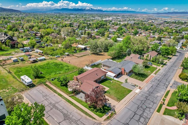 584 E Aspen Way, Centerville, UT 84014 - bird's eye view featuring a mountain view and a residential view