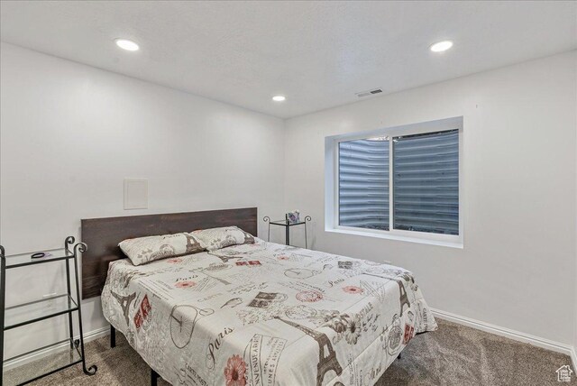 204 E 460 N, Vineyard, UT 84059 - carpeted bedroom featuring recessed lighting, baseboards, and visible vents
