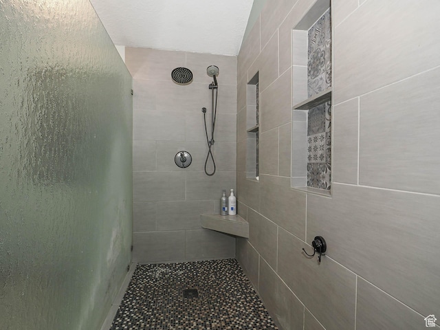 418 E Bridlewalk Ln, Murray, UT 84107 - full bath with tile patterned floors and tiled shower