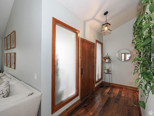 418 E Bridlewalk Ln, Murray, UT 84107 - foyer entrance featuring baseboards and dark wood-type flooring